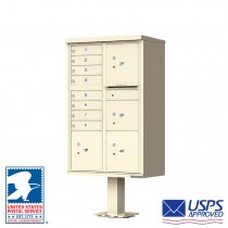 8 Tenant Cluster Box Unit with 4 Parcel Lockers